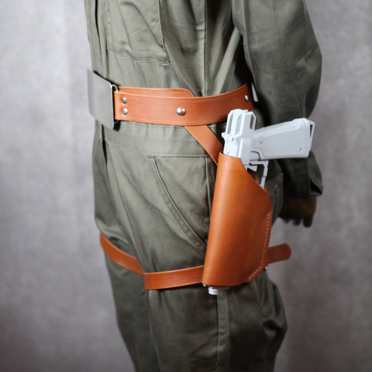 Drifter Series: Leather Double Holster Gunbelt