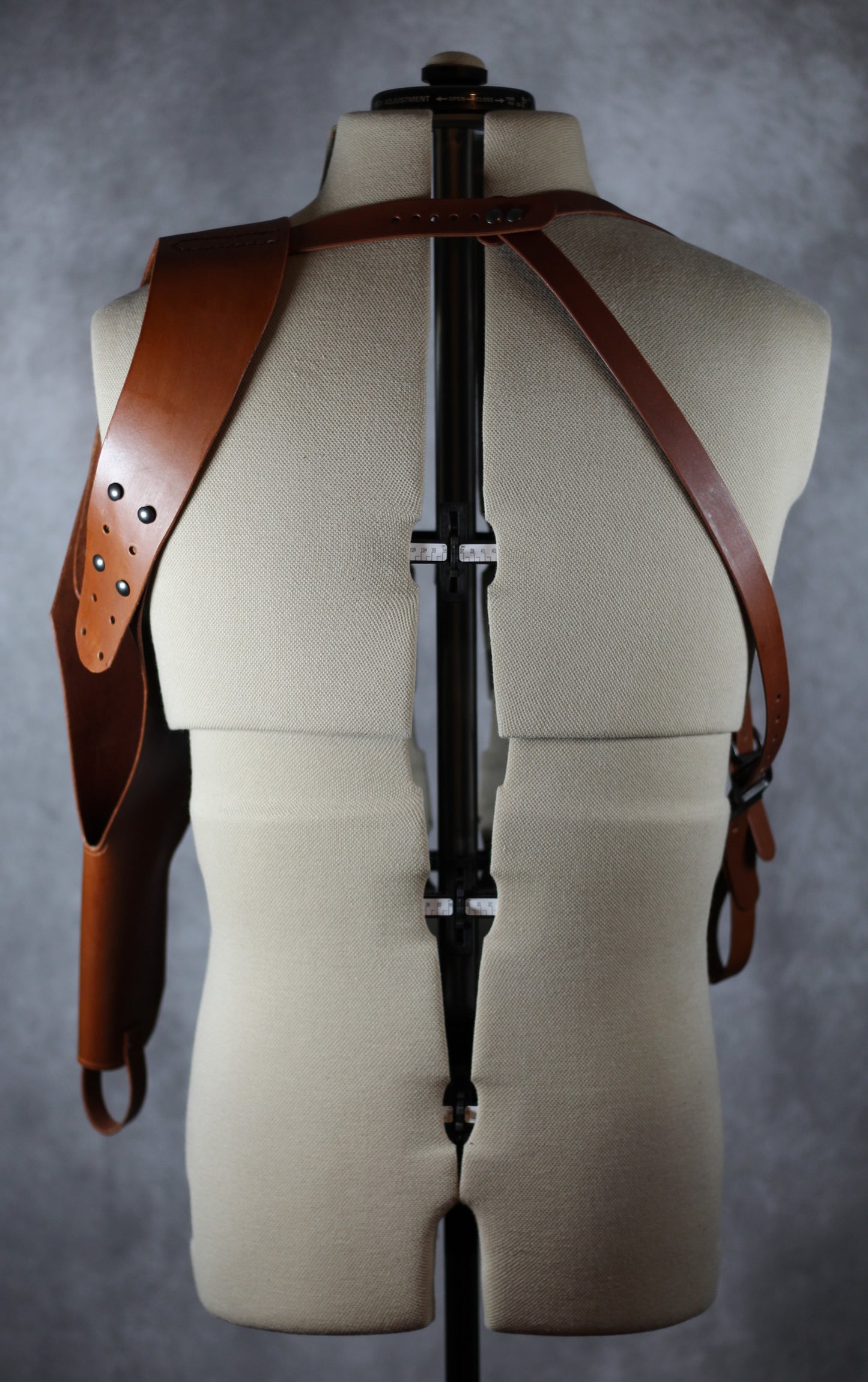 Warden Series: Leather Heavy Blaster Shoulder Holster