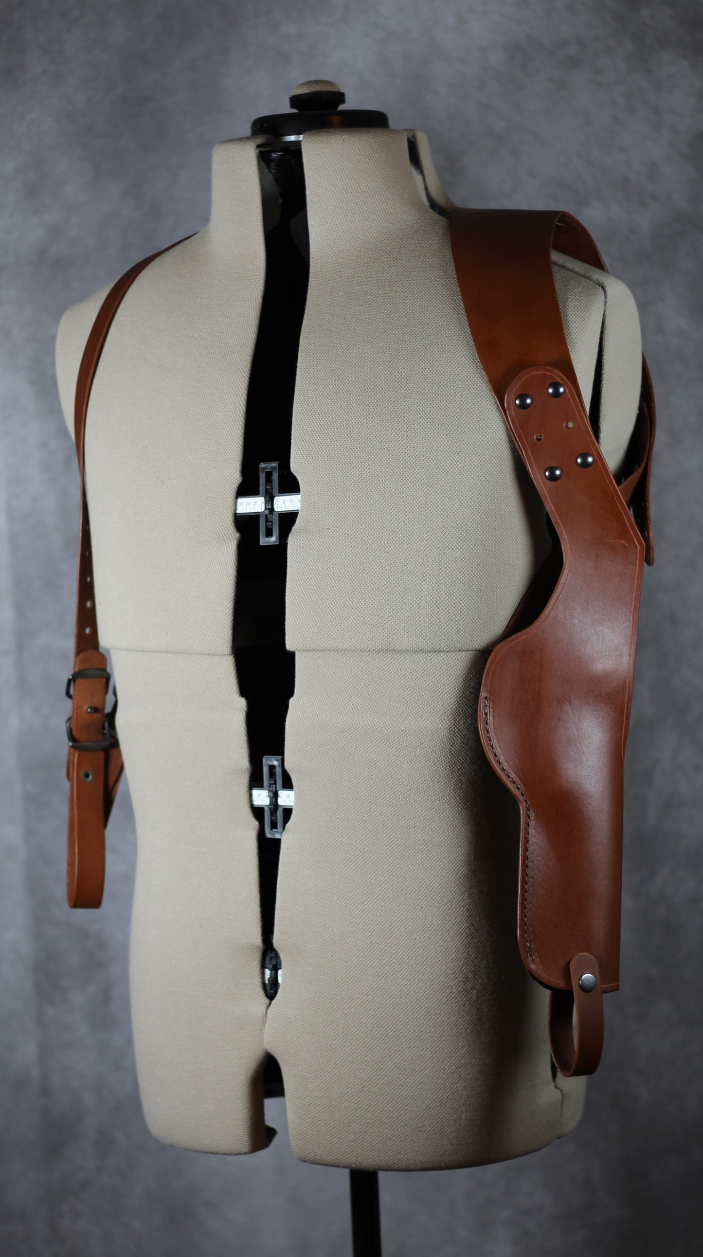 Warden Series: Leather Heavy Blaster Shoulder Holster