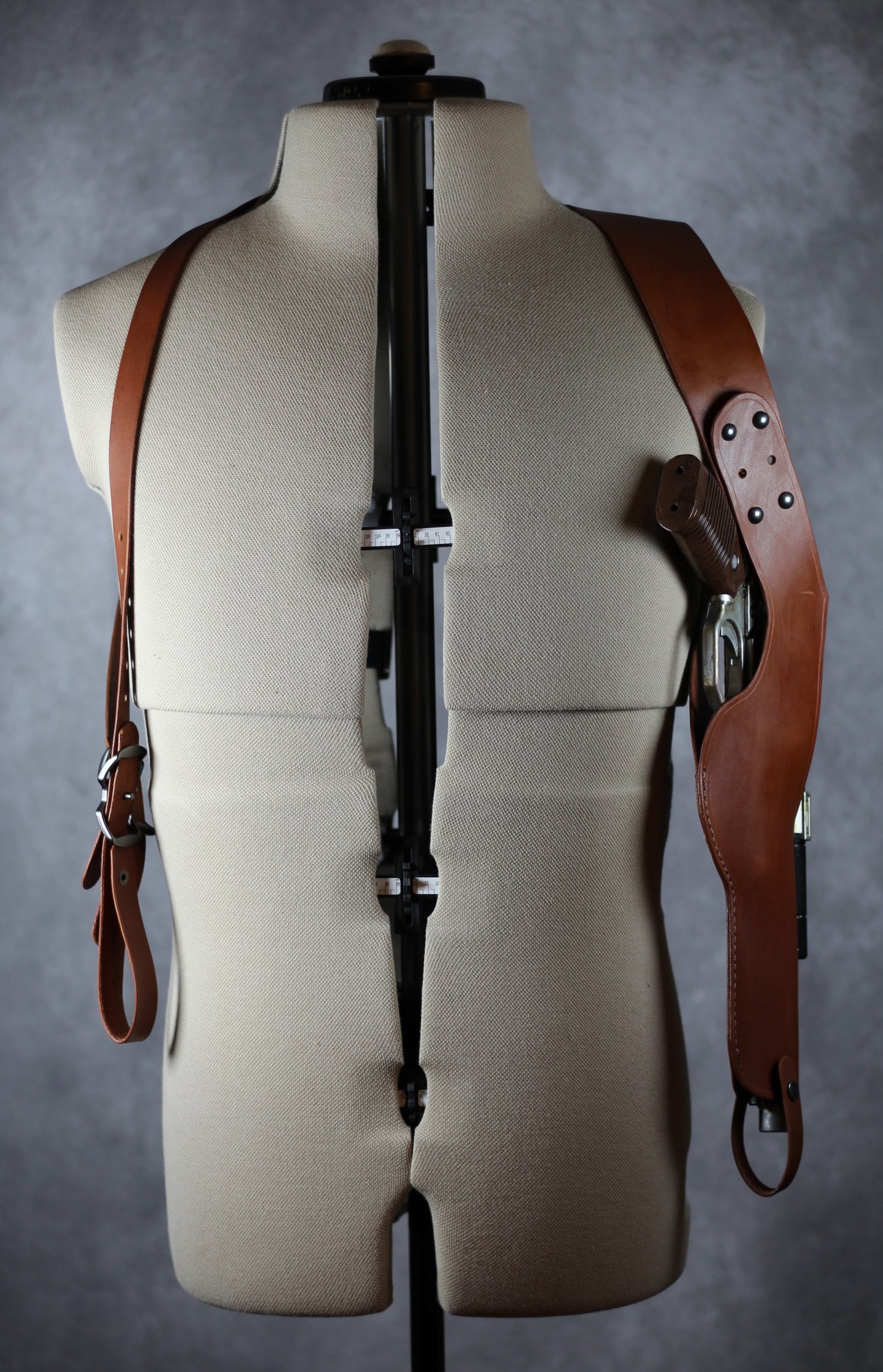 Warden Series: Leather Heavy Blaster Shoulder Holster